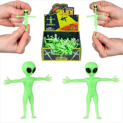TR86399 Glow In Dark Stretchy Alien 2 1/4